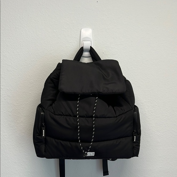 Wilo The Label | Black Puffer Backpack - Picture 1 of 12